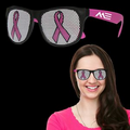 Pink Ribbon Neon Pink Billboard Sunglasses